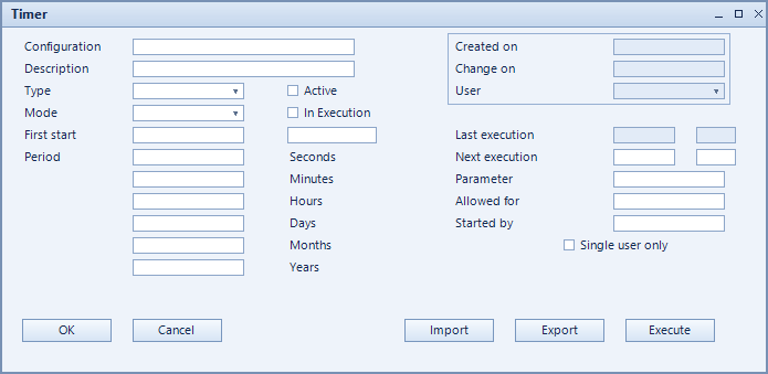 Screenshot: Timer